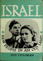 Cover of: Israel by Lily Edelman