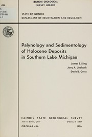 Cover of: Palynology and sedimentology of Holocene deposits in southern Lake Michigan by James E. King