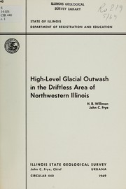 Cover of: High-level glacial outwash in the driftless area of northwestern Illinois