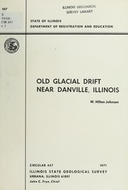 Cover of: Old glacial drift near Danville, Illinois