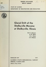 Cover of: Glacial drift of the Shelbyville Moraine at Shelbyville, Illinois