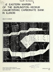 Cover of: The eastern margin of the Burlington-Keokuk (Valmeyeran) carbonate bank in Illinois