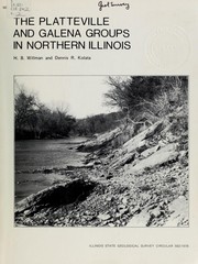 Cover of: The Platteville and Galena groups in northern Illinois