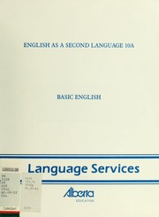 Cover of: English as a second language