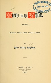 Cover of: Poems by the wayside: written during more than forty years