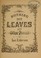 Cover of: Nothing but leaves