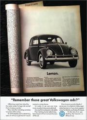Cover of: Remember Those Great Volkswagen Ads?