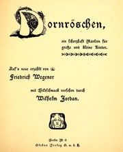 Cover of: Dornröschen by Friedrich Wegener