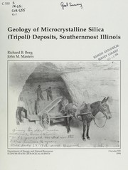 Cover of: Geology of microcrystalline silica (Tripoli) deposits, southernmost Illinois