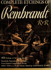 Cover of: The complete etchings of Rembrandt