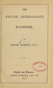Cover of: The English archæologist's handbook