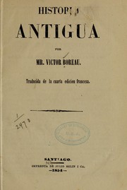 Cover of: Historia antigua