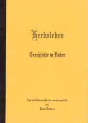 Herbsleben - Geschichte in Daten (Herbsleben - Historical Data) by Bernd Riessland