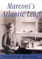 Cover of: Marconi's Atlantic Leap by Gordon Bussey