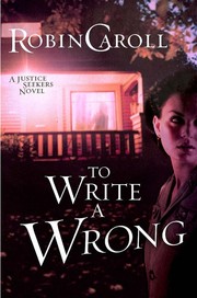 Cover of: To Write A Wrong by 