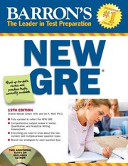 Cover of: Barron's New GRE