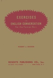 Cover of: Exercises in English Conversation for the Foreign Born