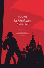 Cover of: La Révolution Inconnue by 