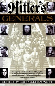 Cover of: Hitler's generals by edited by Correlli Barnett.