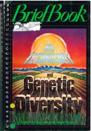 Biotechnology and genetic diversity by Steven C. Witt