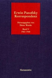 Cover of: Erwin Panofsky: Korrespondenz by 