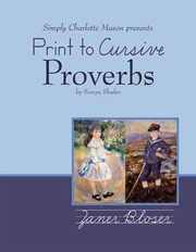 Cover of: Print to Cursive Proverbs Zaner Bloser