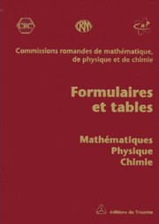 Cover of: Formulaires et tables by 