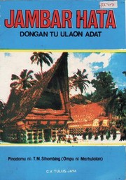 Cover of: Jambar hata: dongan tu ulaon adat