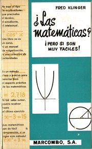 Cover of: ¿Las Matemáticas? Pero Si Son Muy Fáciles