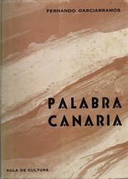 Cover of: Palabra Canaria