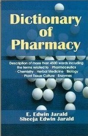 Cover of: Dictionary of Pharmacy | 