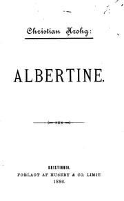 Cover of: Albertine.