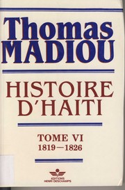 Cover of: Histoire d'Haïti 6 - 1819 - 1826 by 