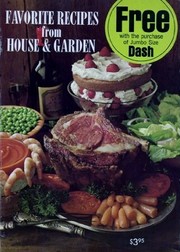Cover of: Favorite Recipes from House and Garden by House and Garden (Periodical)