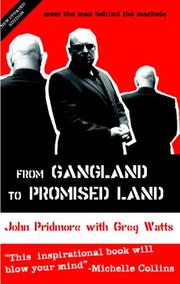 Cover of: FROM GANGLAND TO PROMISED LAND by Pridmore  John