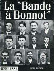 Cover of: La "Bande à Bonnot" by 