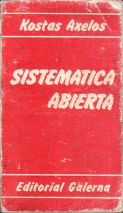 Cover of: SISTEMATICA ABIERTA