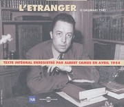Cover of: L'etranger by 
