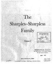Cover of: The Sharples-Sharpless family.