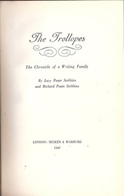 Cover of: The Trollopes by Lucy Poate Stebbins