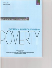 Cover of: Development Policy Issues in India: Theoretical & Empirical Studies on Poverty