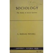 Sociology by Mitchell, G. D.