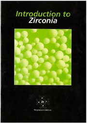 An introduction to zirconia by Stevens, R.
