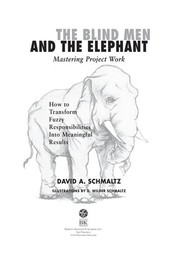 Cover of: The Blind Men and the Elephant