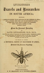 Cover of: Livingstone's travels and researches in South Africa by David Livingstone