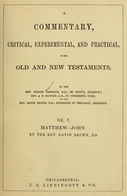 Cover of: A Commentary, Critical, Experimental and Practical on the Old and New Testaments