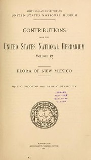 Cover of: Flora of New Mexico. by E. O. Wooton