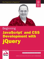 Cover of: Beginning JavaScript and CSS development with jQuery by Richard York