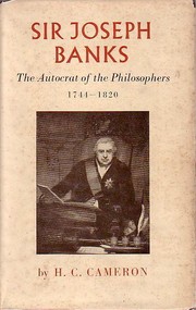 Cover of: Sir Joseph Banks: the autocrat of the philosophers