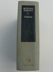 Cover of: Military schools and courses of instruction in the science and art of war by 